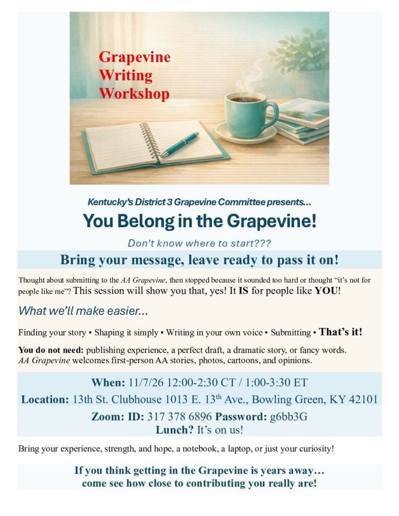 Grapevine Writing Workshop